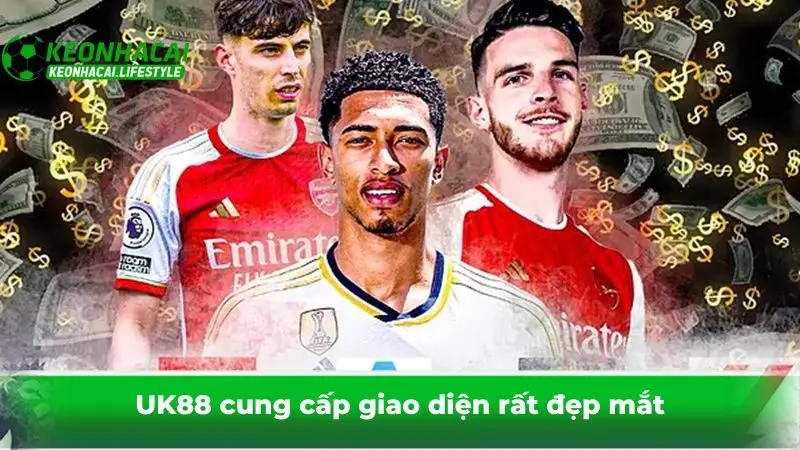 UK88 cung cấp giao diện rất đẹp mắt