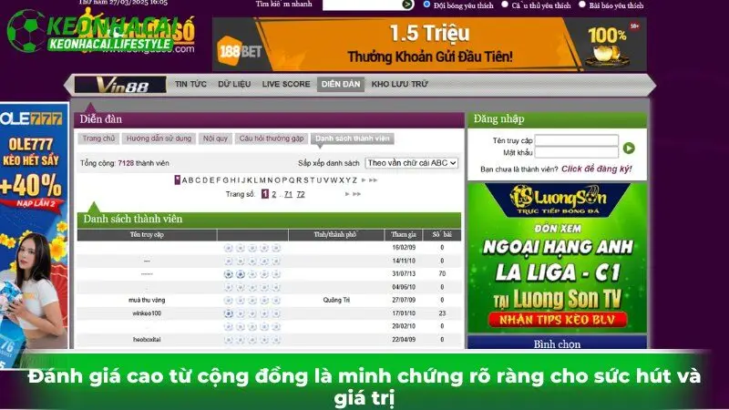 Đánh giá cao từ cộng đồng là minh chứng rõ ràng cho sức hút và giá trị Đánh giá cao từ cộng đồng là minh chứng rõ ràng cho sức hút và giá trị